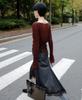 Gilyeong Mohair Tie Knit_Brown