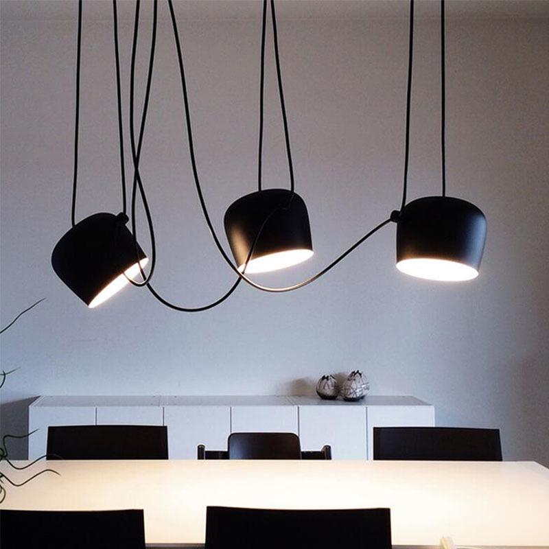Modern Minimalist Aluminum Pendant Light for Cafes, Restaurants, and Boutiques
