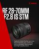 Canon STM Macro Camera Lens Black RF28-70mm F2.8