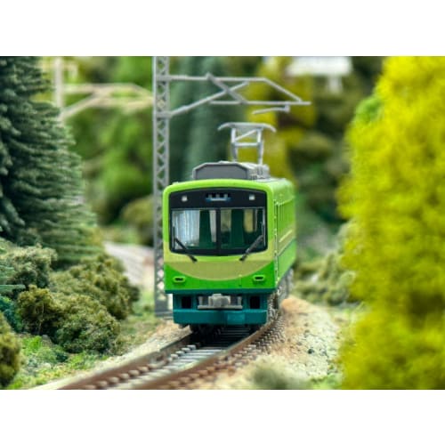 Railway Collection Tetsuro Eizan Railway 700 Series Car No. 712 Green Diorama Supplies