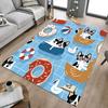 1PC Pool Party Swimsuit Non-Slip Floor Carpet Compatible for Office&Living Room&Bedroom&Dining Room - Flat-Weave Machine-L0304