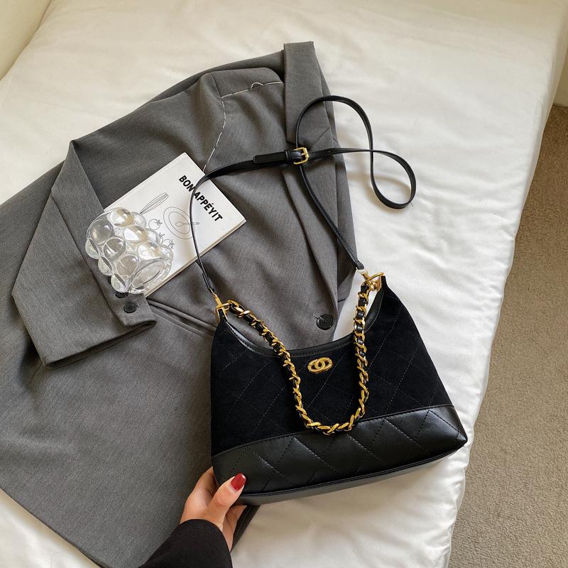 

New diamond chain bag women s fashion versatile underarm bag shoulder bag messenger bag