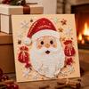 Kalınlaştırılmış Taban Rhinestone Boyama DIY Noel Sahte İnci Sanat Kiti, Yatak Odası El İşi Yetişkin Yeni Başlayanlar İçin Sevimli 3D Boncuk Dekoratif Boncuk Nakış