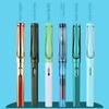 "Colorful Student Fountain Pen with Replaceable Ink Capsule for Calligraphy and Correct Writing Posture"
