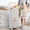 YuZhuXun Dual-Layer Kitchen Dry-Wet Separation Trash Can