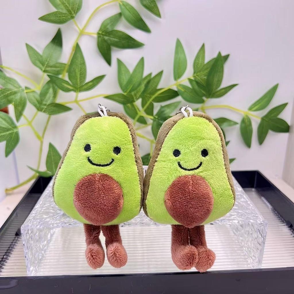 Capybara Playful Avocado Plush Toy Adorable Keychain Perfect For Accessories Bag