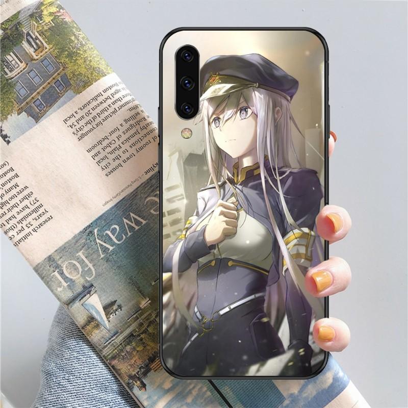 Roztomilý 86 Eighty Six Lena Kryt na telefon Pro Samsung Note 9 10 20 Plus Pro Ultra J6 J5 J7 J8 Měkký Černý Kryt na telefon