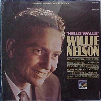 LP Record WILLIE NELSON  Hello Walls SUS5138 Sunset Records 1966 US CountryFolk Used