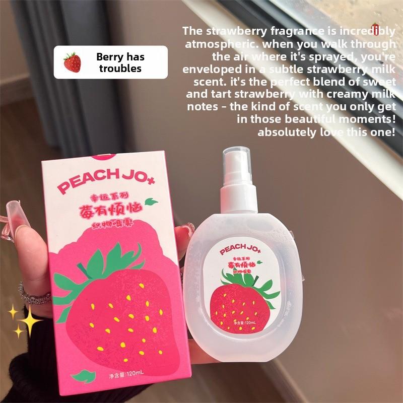 

Дезодорирующий спрей для одежды с ароматом груши, персика и винограда, стойкий и легкий аромат для мужчин и женщин Strawberry