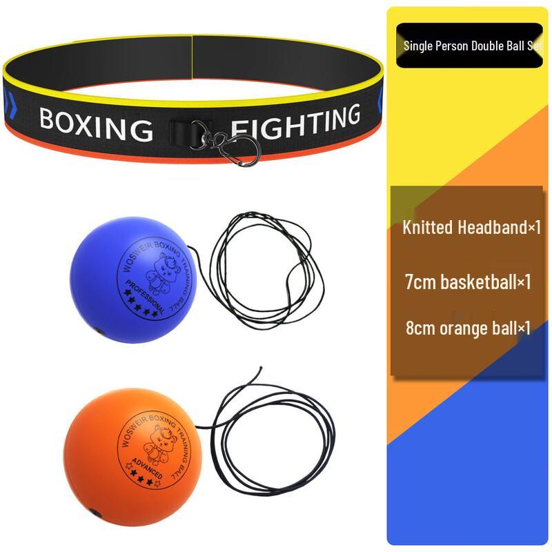 YTYIN Head-Mounted Boxing Speed Reaction Ball Set