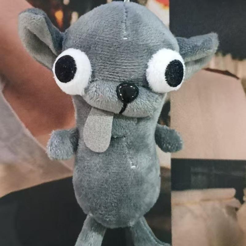 Rolig Chihuahua Plyschleksak Nyckelring Hänge Valp Husdjur Fylld Chihuahua Docka Konstigt Söt Realistisk Plysch Chihuahua Vän Gåva