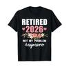 Retired  Funny RetireUnisext S For Women Floral T Shirt Vintage Washed Fashion Designer Clothes Slightly Homme