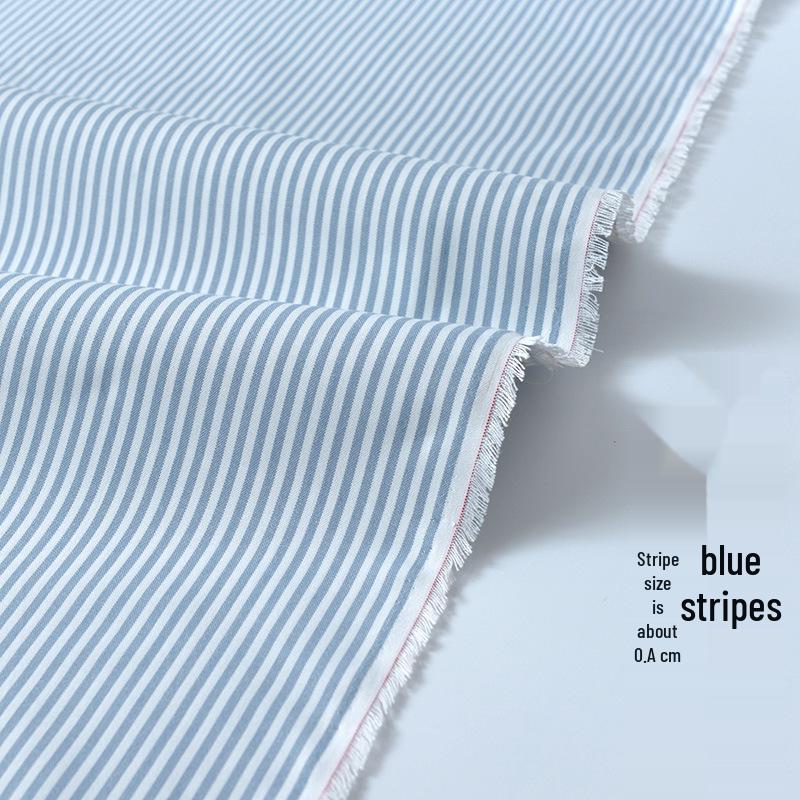 Thickened Polyester-Cotton Plaid Striped Sofa and Curtain Fabric