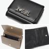 [X-girl] Rhinestone Label Mini Wallet 105252054013 Beige One Size