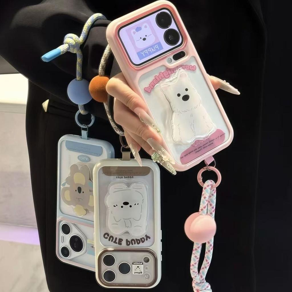 West Highland Bracket Lanyard Seconds Change Apple 11promax for iPhone 11 Transparent Dopamine Star Shell