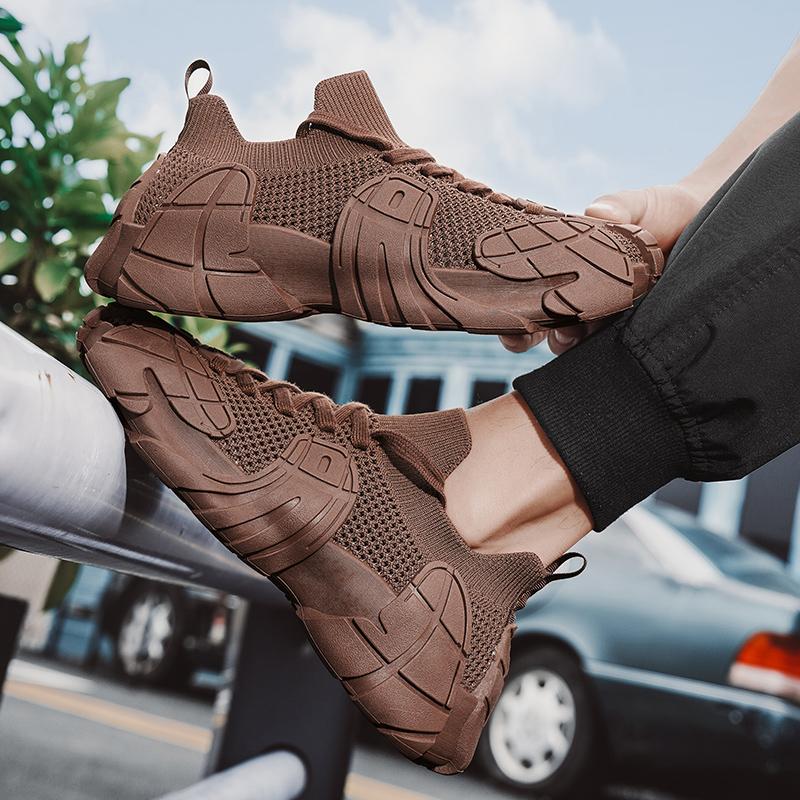 Fashion Summer Men's Socks Shoes Breathable Mesh Sports Running Comfortable Training Walking Tennis Casual Fashion Sneakers Comfort Work