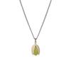 Collar con colgante de pistacho a la moda, portátil y cómodo, ideal para uso diario y ocasiones especiales.
