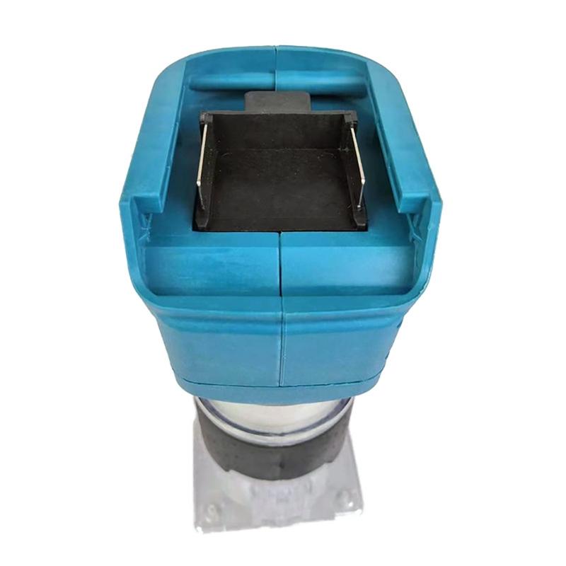 18V Akku-Oberfräsen Trimmer Bürstenlos Einhandbedienung Einstellbar 6 Einstellungen Spannzangengrößen 1/4", 6mm, 8mm 700W Kommt