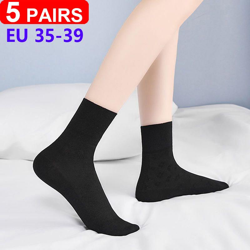 5 Pairs/pack Plus Size Prevent Varicose Veins Socks Women Diabetics Patients Cotton Loose Mouth Sock Men Women Comfortable Meias