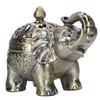 Elephant Shaped Incense   Aromatherapy Ornament for Living Room Entryway Bedroom(Bronze )