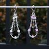 Elegant Butterfly Flower Crystal Keychain for Women Fashionable and Durable Keyrinsg Accessory for Bags and Keys