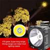 Ultra-Bright 40W Double Heads Flashlight L2+35 SMD Lamp Beads Searchlight USB Rechargeable Portable Outdoor Emergency Light