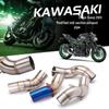 Z900 Motorcycle Exhaust Stainless Steel Titanium Alloy Mid-Pipe for 2017-2022 Models