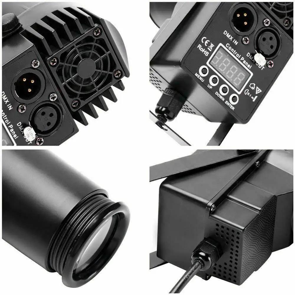 Mini RGBW LED Pinspot Stage Light DMX512 Colorfull Disco Beam for DJ Party KTV Mirror Ball Pin Spotlights