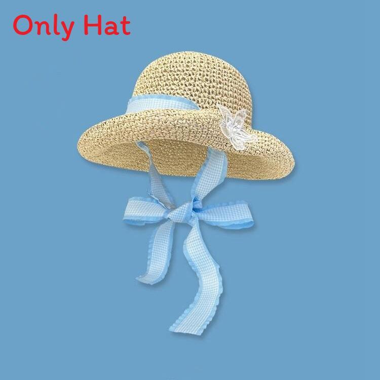 Chapeau de paille d'été à larges bords pour la protection solaire et l'amincissement du visage sans effort