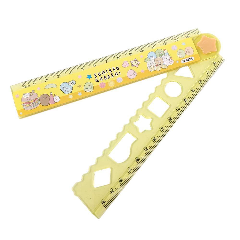 School Supplies Kids Gift Students 30CM Animal DIY Drawing Tools Straightedge Drawing Rulers Folding Ruler
