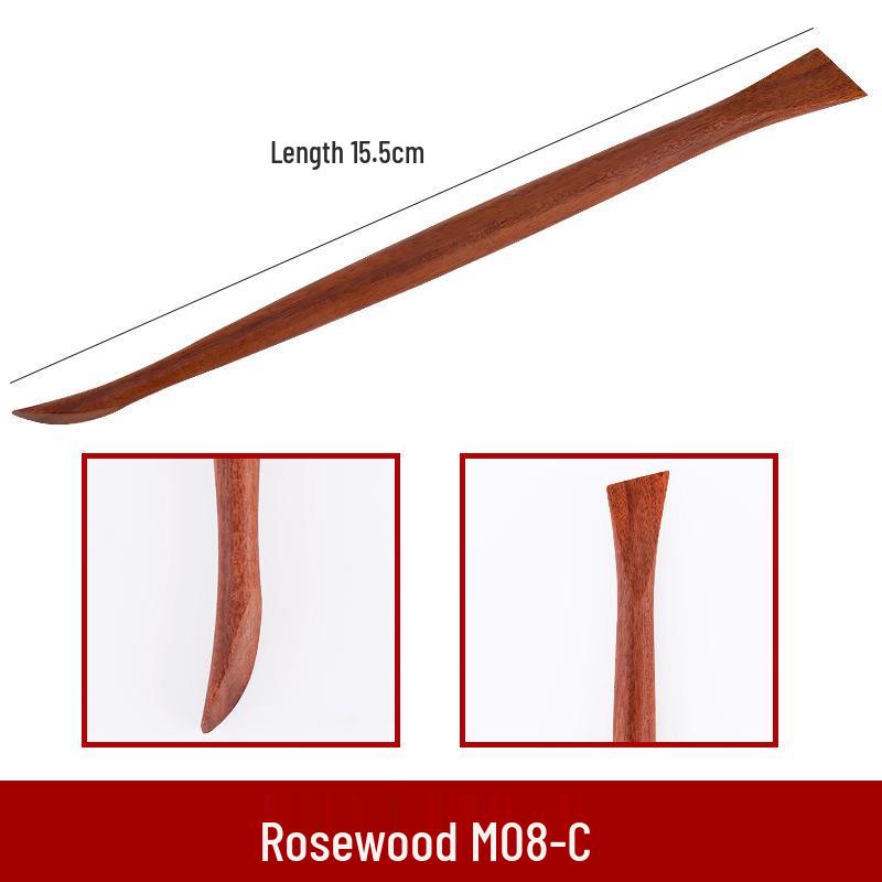 Rosewood Clay Modeling & Carving Knives Set - 7-Piece Pottery Sculpting Tools for Fine Detailing