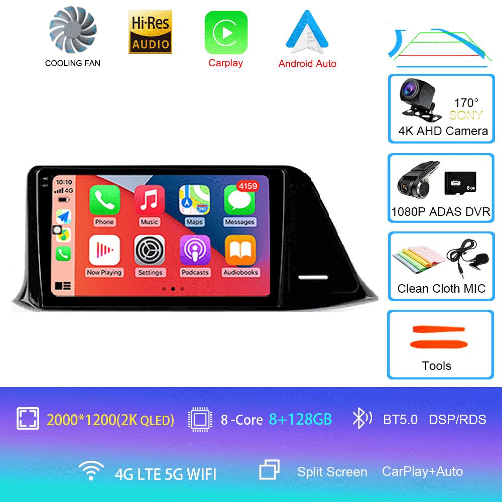 Car Radio Android 14 Carplay For Toyota C-HR CHR 2016 2017 2018 2019 2020 Multimedia Video Player Navigation Stereo GPS 2din DSP