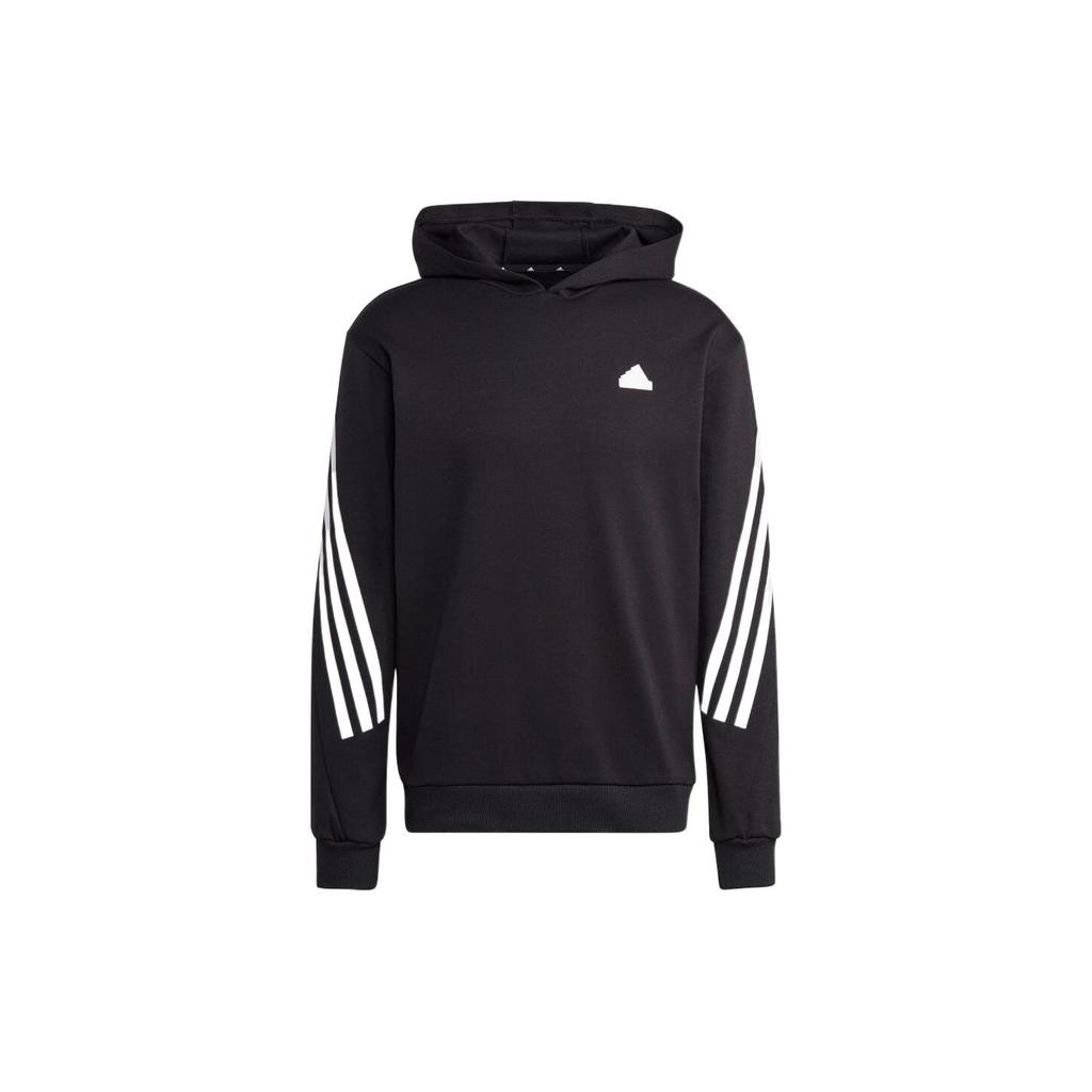 adidas Future Icon Stripe Sports Hoodie Men Hoodies Black IC6710
