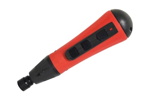 SK11 Wiederaufladbarer Doppel-Schraubendreher, Elektrisch und Kurbel, USB-Laden, SDV-DUO-RE/BK, Rot