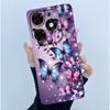 For itel S23 Plus Phone Case S681LN Cover Fashion Simplicity Oil Painting Floral Soft Liquid Silicone Shell For itel S23+ Fundas