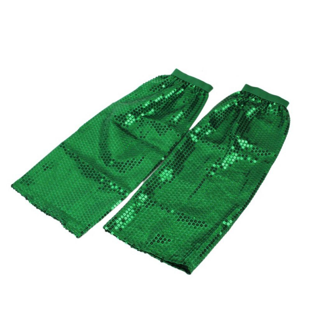 1 Paar Glänzende Glitzernde Beinsocken Kniehoch Beinbedeckung Damenbekleidung Pailletten Stulpen Partykleid