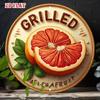 Vintage Metal Wall Art Sign for Restaurant Garage Decor