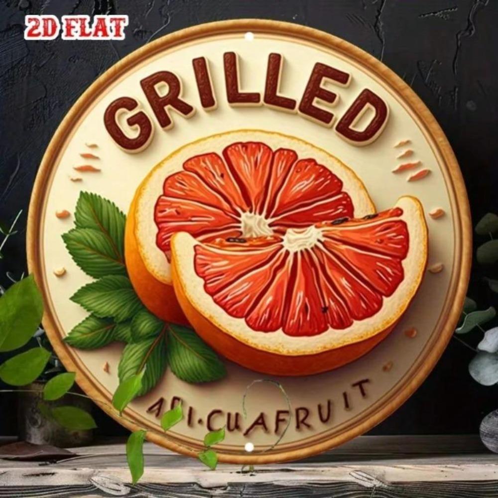Vintage Metal Wall Art Sign for Restaurant Garage Decor