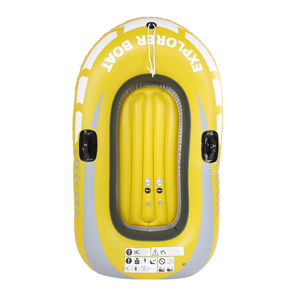 PVC Inflatable Kayak Canoe 1 Person Rowing Air Boat Fishing Drifting Diving