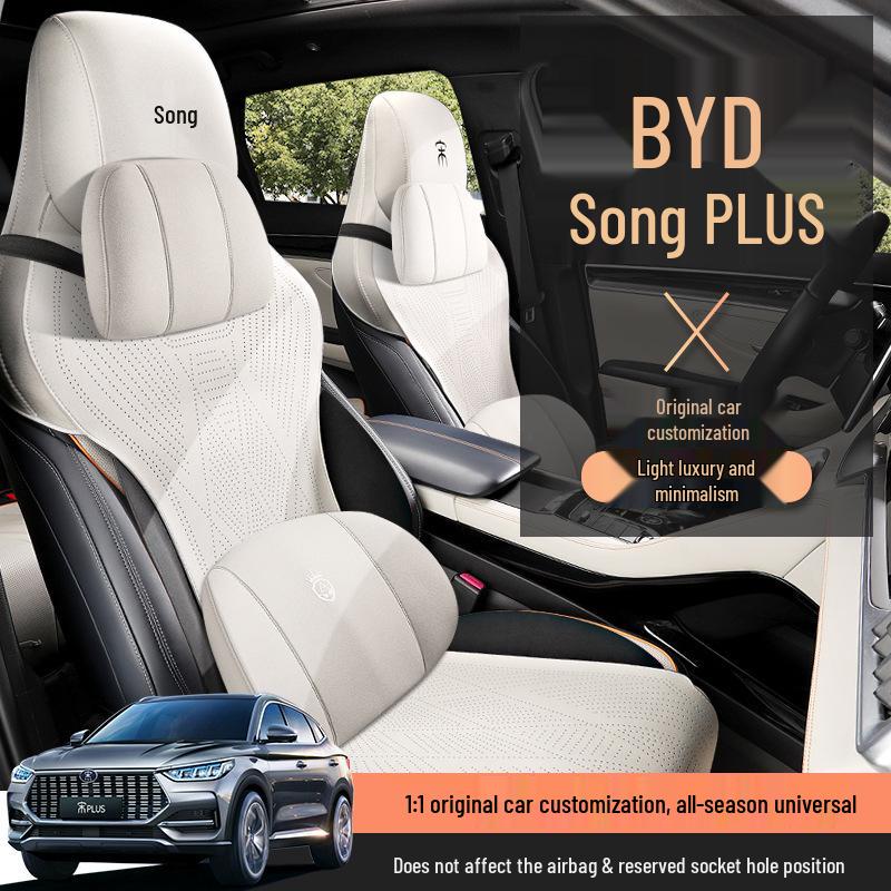 BYD Song PLUS Saddle Pad: Universal Half-Wrap Car Seat Cushion for All Seasons