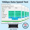 10Gbps Dual Type-E USB 3.1 Front Panel IDC Socket - NVMe NGFF M-Key ExpressCard Adapter for ASM3142 Motherboards
