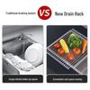 Zhaoran Foldable 304 Stainless Steel Dish Drying Rack