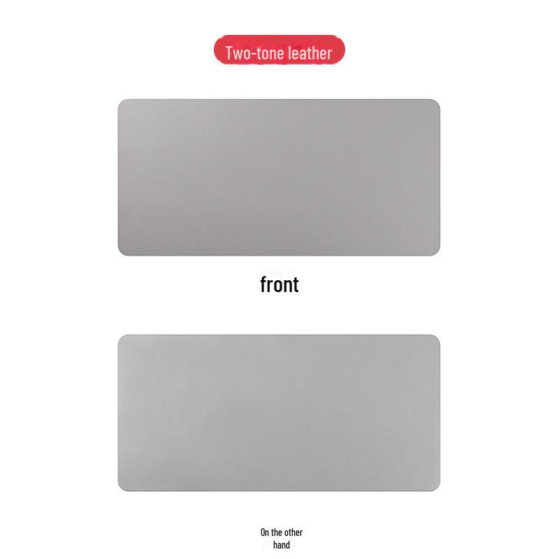 Vlastní velká kožená podložka na stůl pod myš a klávesnici s logem