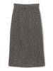 LIFE STORE by BEAMS Knit Gray Free BMING Women's Lamé Skirt,