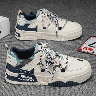 2024Version Men Casual Shoes Spring 2024 New Fashion Versatile Thick Sole Comfortable Board Shoes Outdoor Travel Sports Shoes