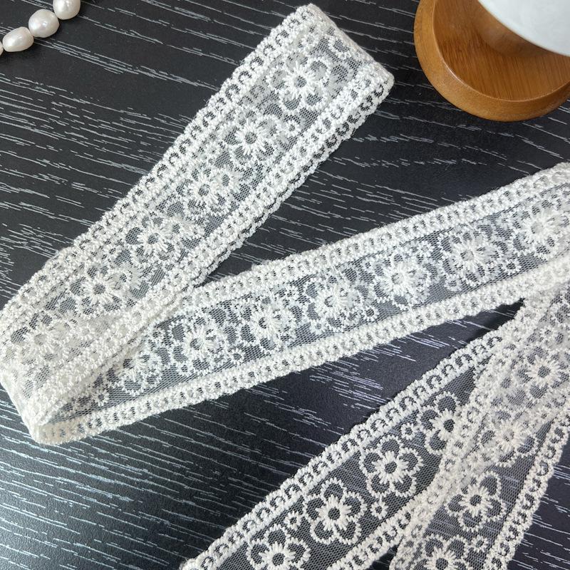 Korean Lace Sexy Long Scarf & Versatile Ribbon Headband for Women - Spring/Summer Accessory