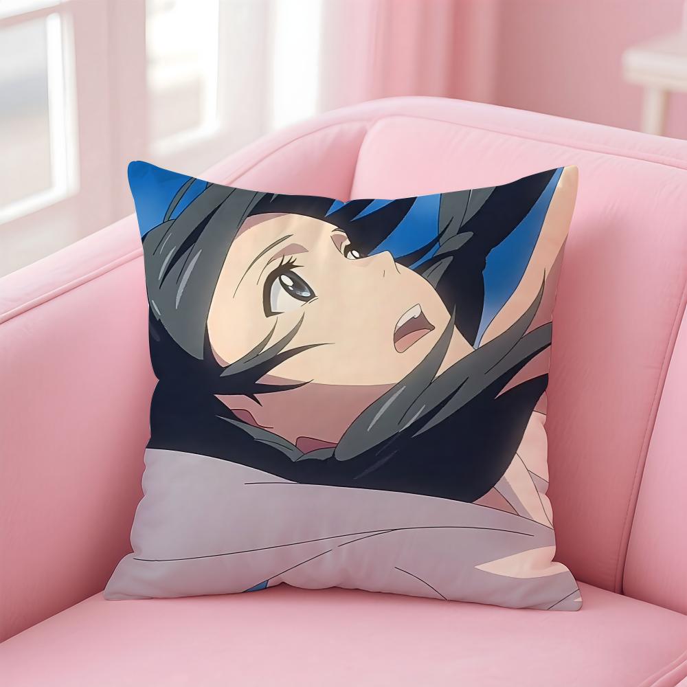 Weathering with You Cushion Cover Comfortable Reversible Pillow Cover Ideal for Car Sofa Bedroom & Beyond