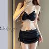Swimsuit female sexy bikini diamond chain glitter gather three-piece slim split triangle vacation hot spring swimsuit