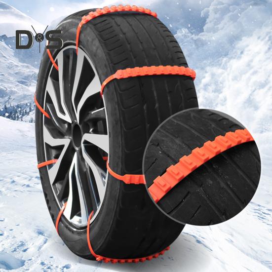 10/20/30/40 Stück Anti-Rutsch-Schneeketten für Autoreifen, Schneeketten für Auto-Winterreifen, Räder, wiederverwendbare, rutschfeste, vielseitige Schneeketten für vielseitigen Schnee