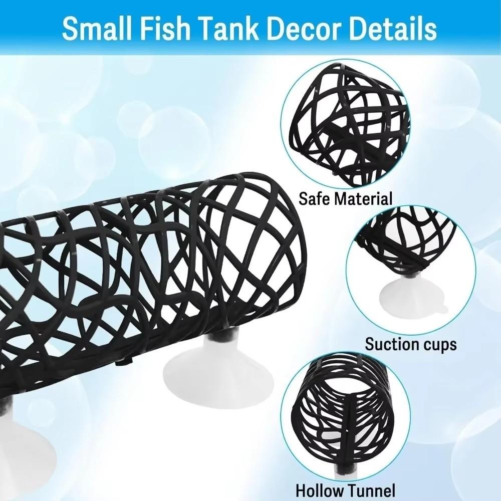 Small Hole Betta Fish Tunnel Tube Fighting Fish Resting Tunnel Fish Tank Decoration